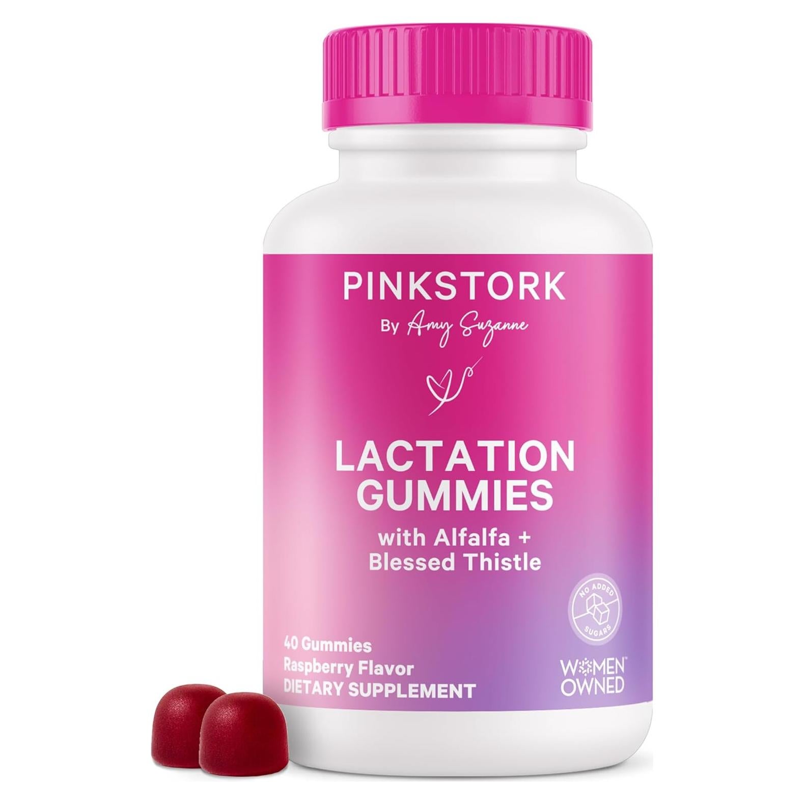 Gomitas de Lactancia Pink Stork - Apoyo Producción Leche Materna