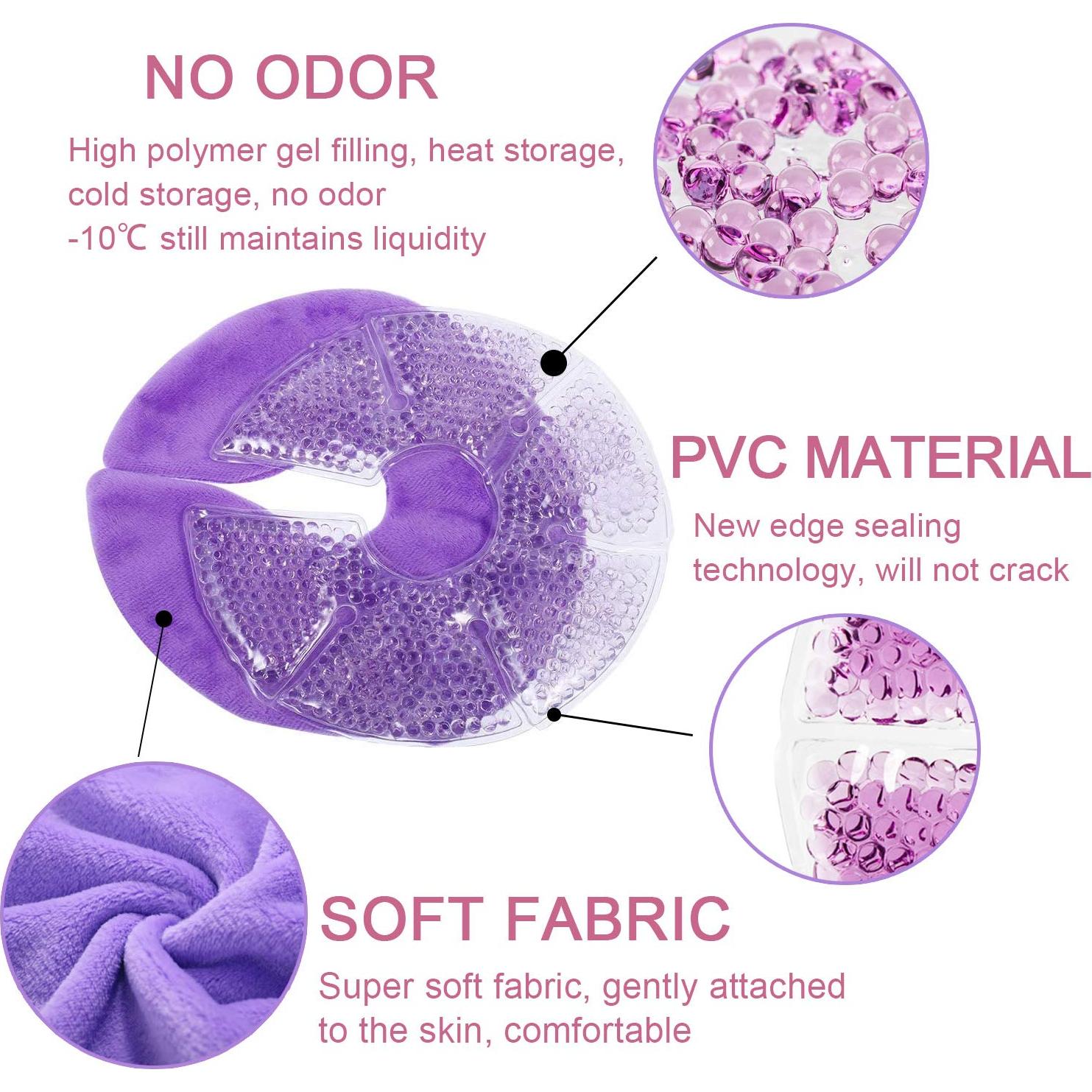 Compresas Terapéuticas de Gel QETRABONE para Lactancia - Alivio Caliente y Frío