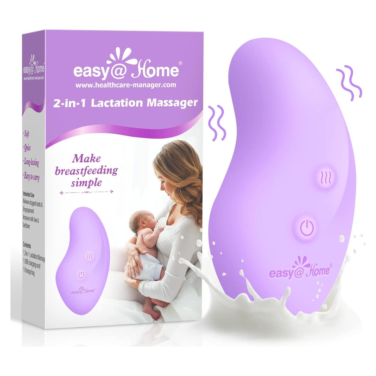 Masajeador de Lactancia Easy@Home EHL038 2 en 1 con Calor