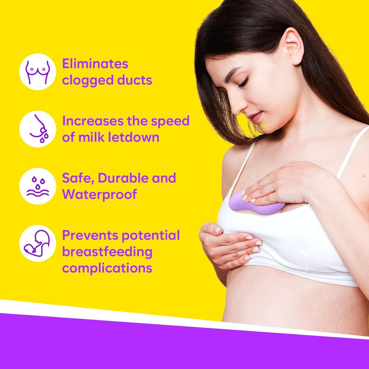 Masajeador de Lactancia Easy@Home EHL038 2 en 1 con Calor