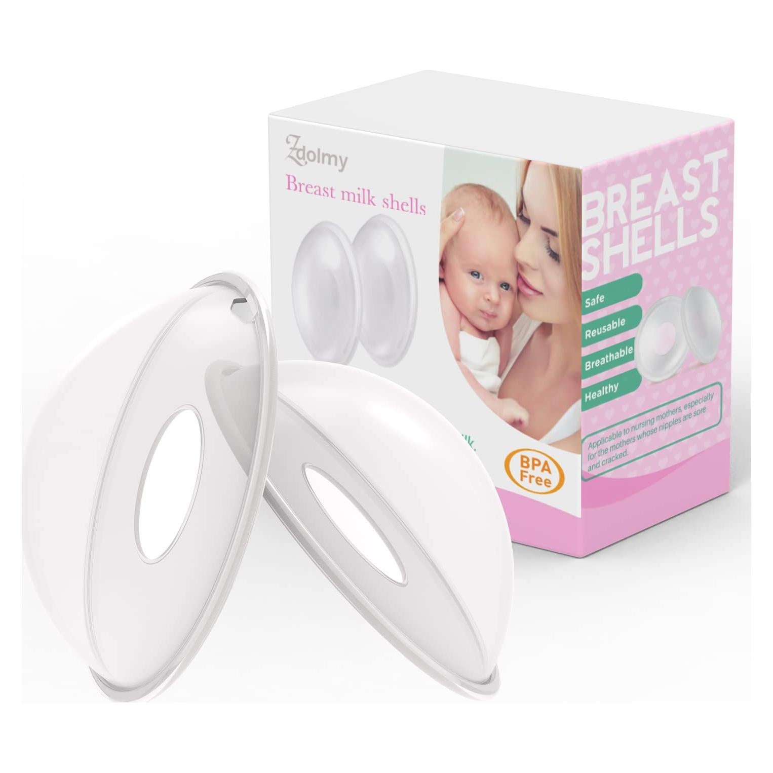 Conchas para el pecho Mamá Recolectoras de Leche Materna BPA Free