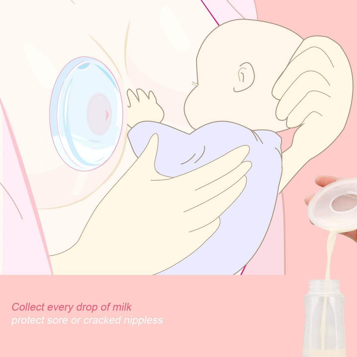 Conchas para el pecho Mamá Recolectoras de Leche Materna BPA Free
