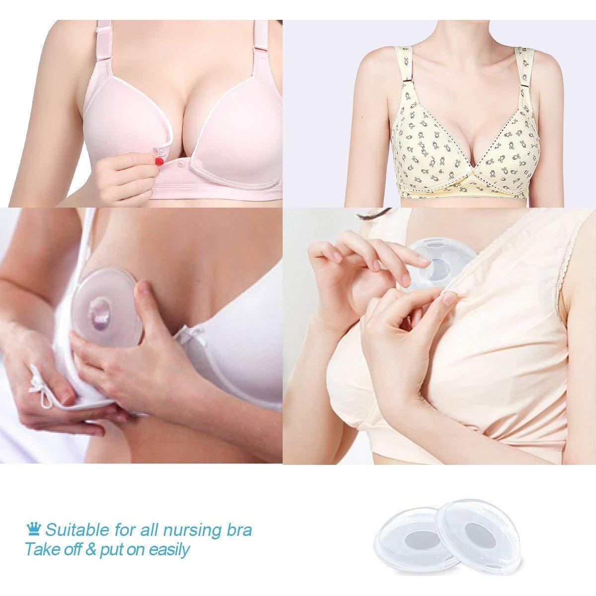 Conchas para el pecho Mamá Recolectoras de Leche Materna BPA Free