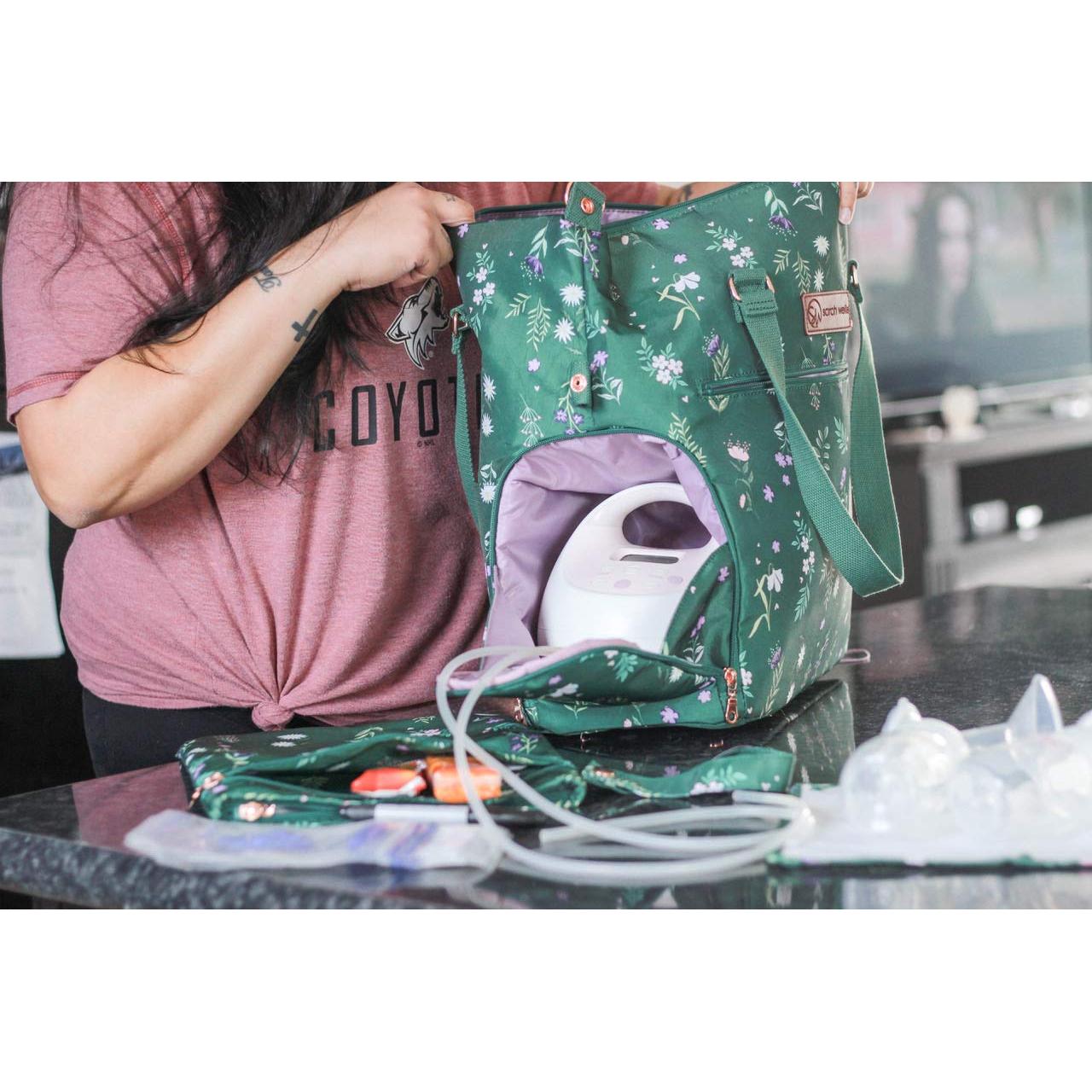 Bolsa Tote para Sacaleches Sarah Wells Lizzy - Nylon Aislado