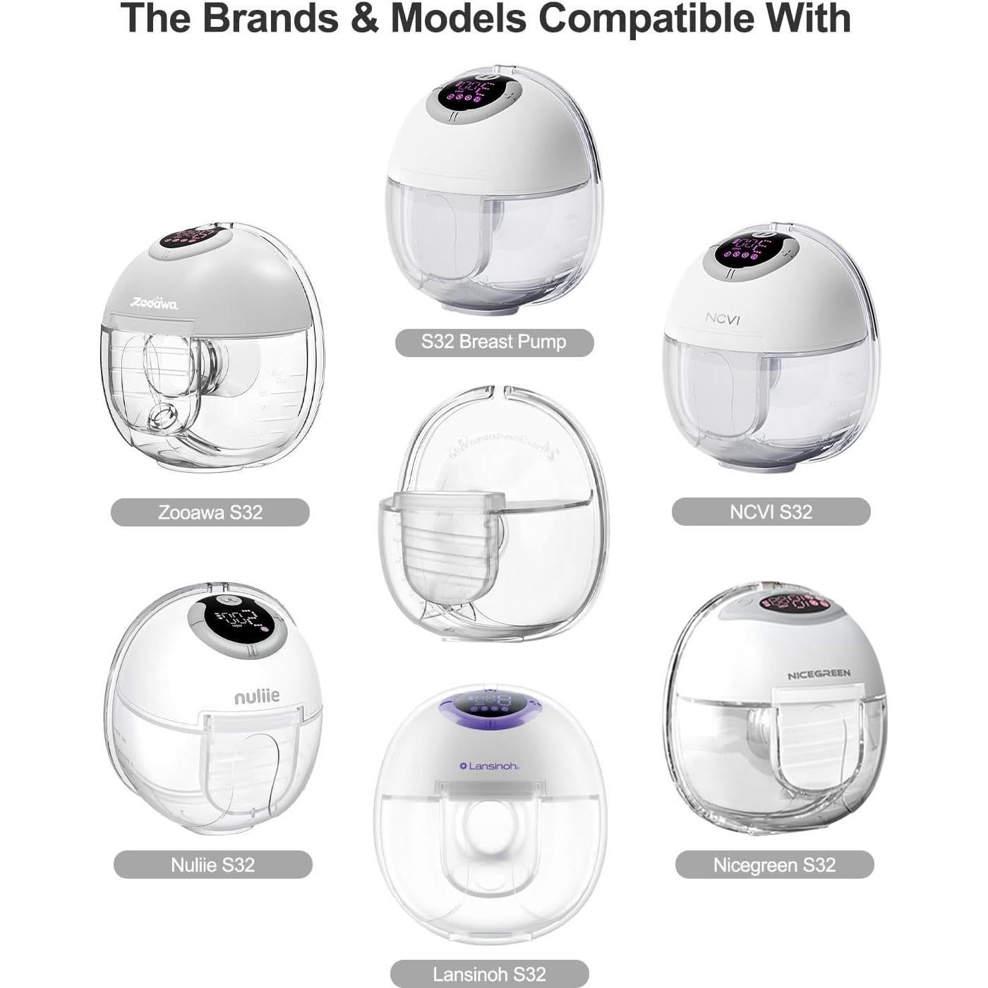 Repuestos Extractor de Leche Gowing Flange 27mm Paquete de 2