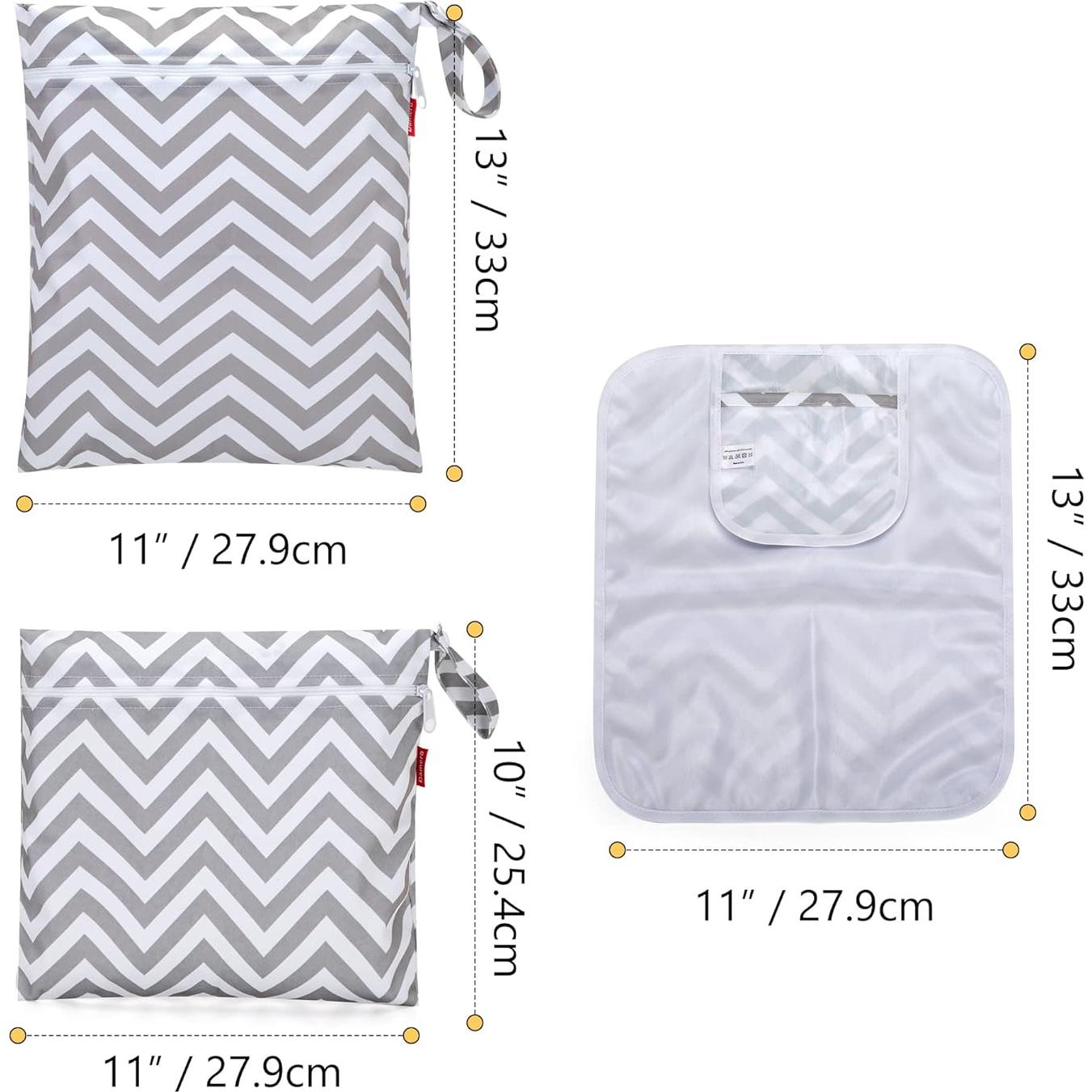 Bolsa de Piezas de Extractor de Leche Damero - 2 Unidades con Alfombrilla