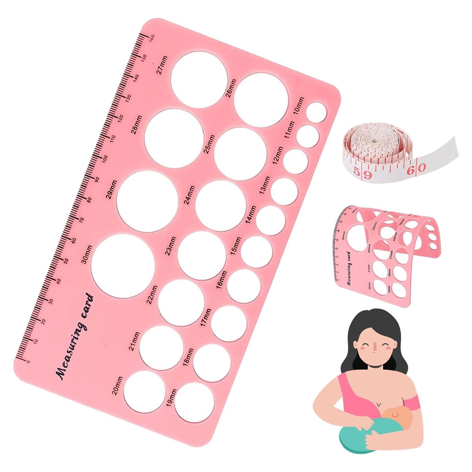 Regla de Tamaño de Pezón Nursi Luna ANR-001 Silicona Suave