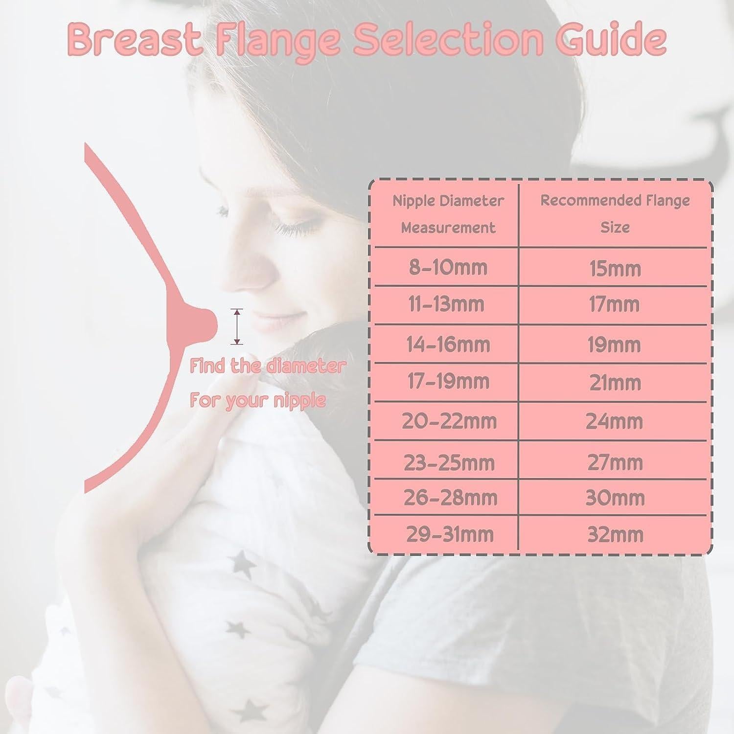 Regla de Tamaño de Pezón Nursi Luna ANR-001 Silicona Suave