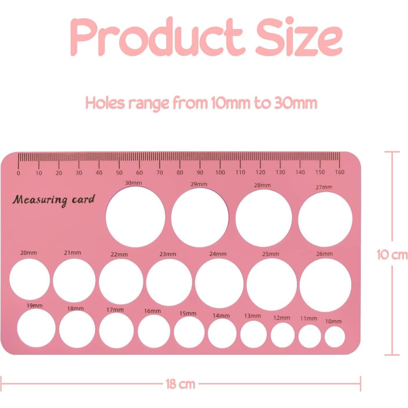 Regla de Tamaño de Pezón Nursi Luna ANR-001 Silicona Suave