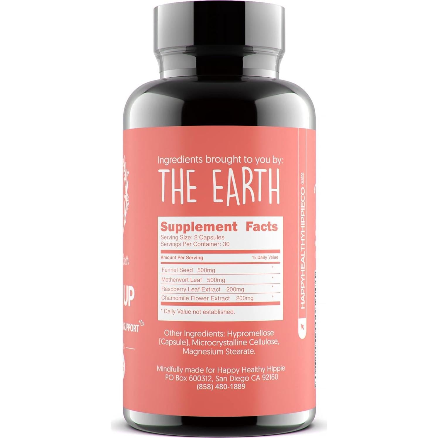 Suplemento de Lactancia Happy Healthy Hippie 60 Cápsulas