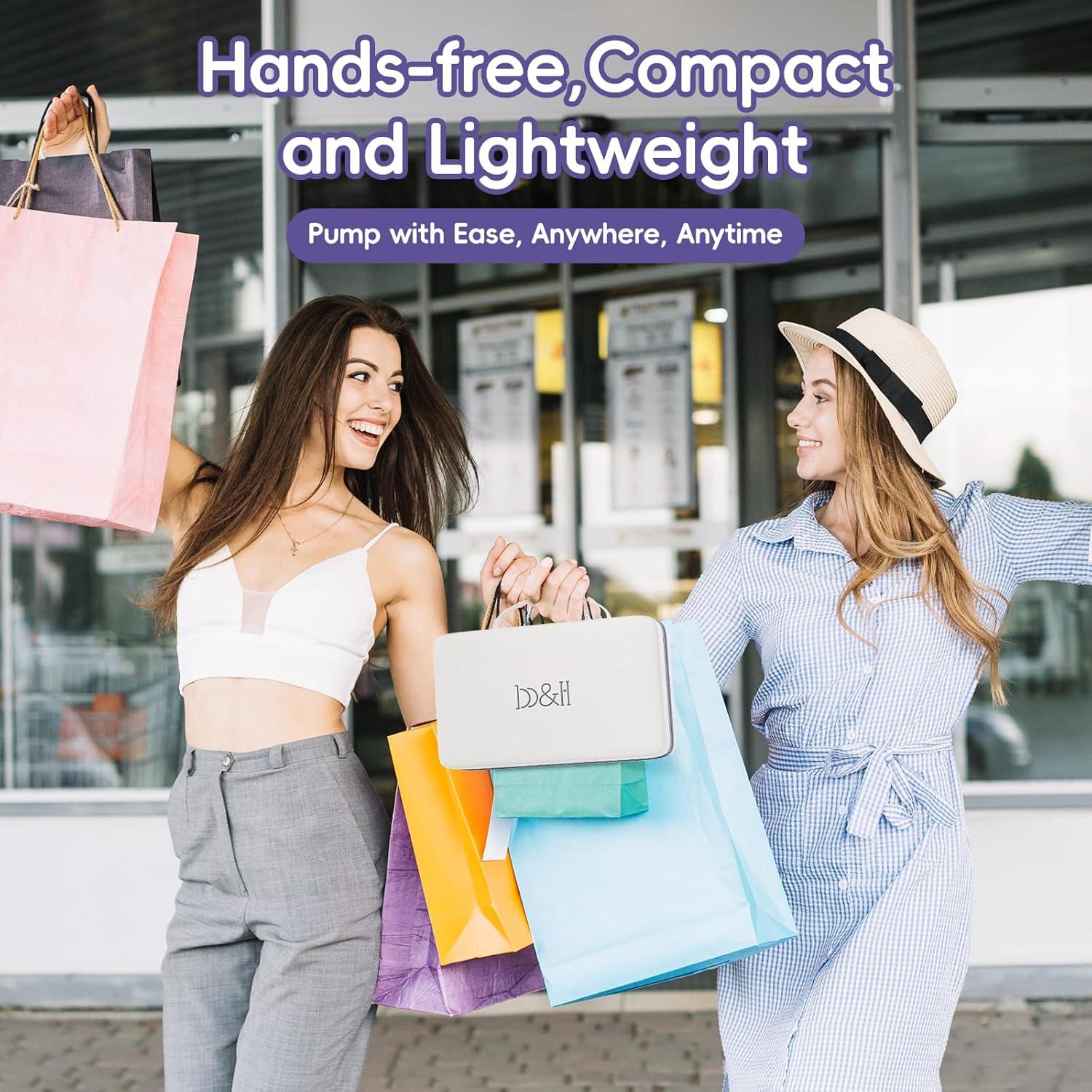 Extractor de Leche Eléctrico B&H S33 Manos Libres con Luz