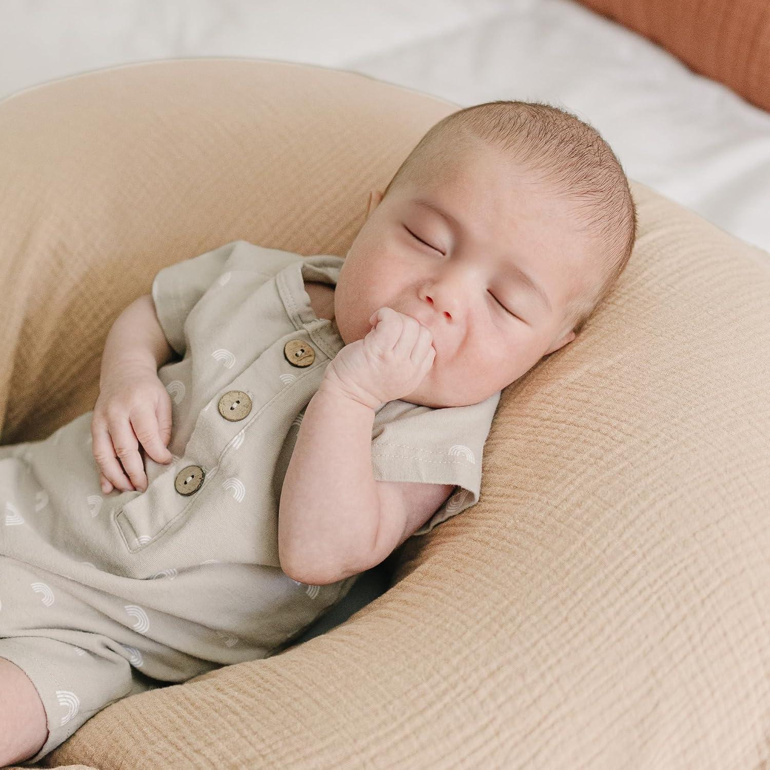 Fundas de Almohada de Lactancia Konssy 100% Algodón Muselina