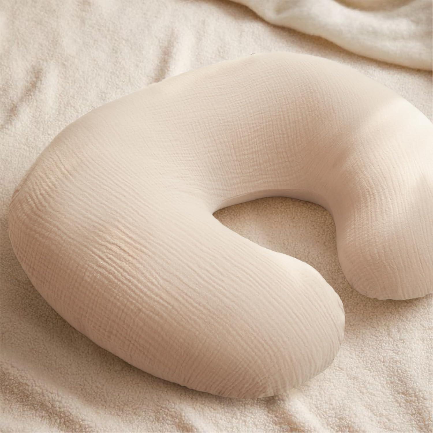 Fundas de Almohada de Lactancia Konssy 100% Algodón Muselina