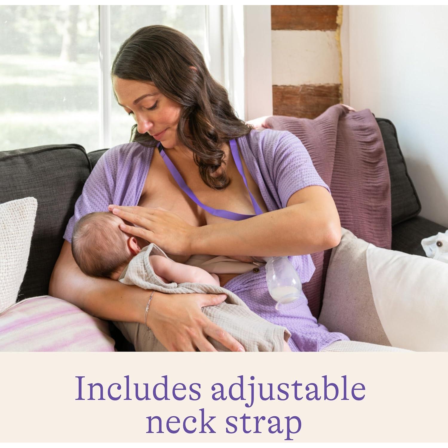 Bomba de Pecho de Silicona Lansinoh 113.4 ml Manual Portátil