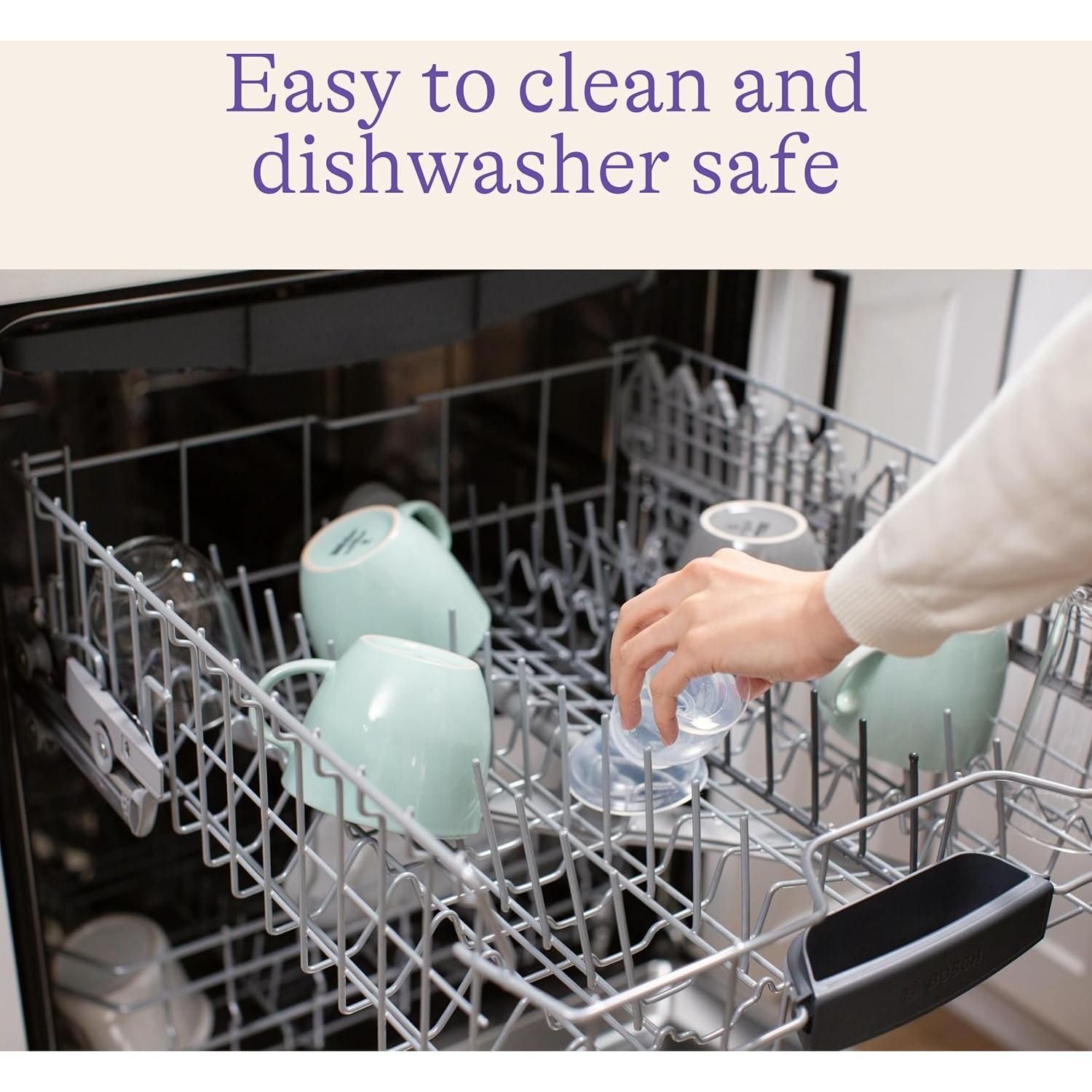 Bomba de Pecho de Silicona Lansinoh 113.4 ml Manual Portátil