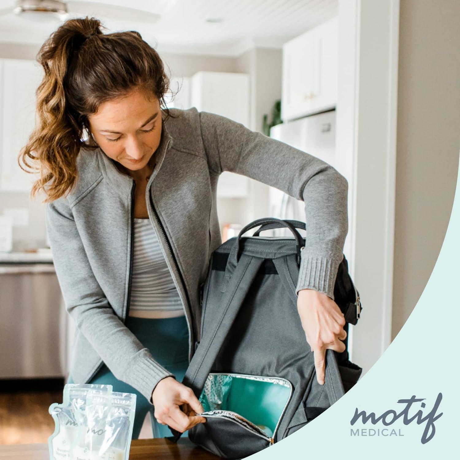 Mochila Aislada Motif Medical para Extractor de Leche - Gris