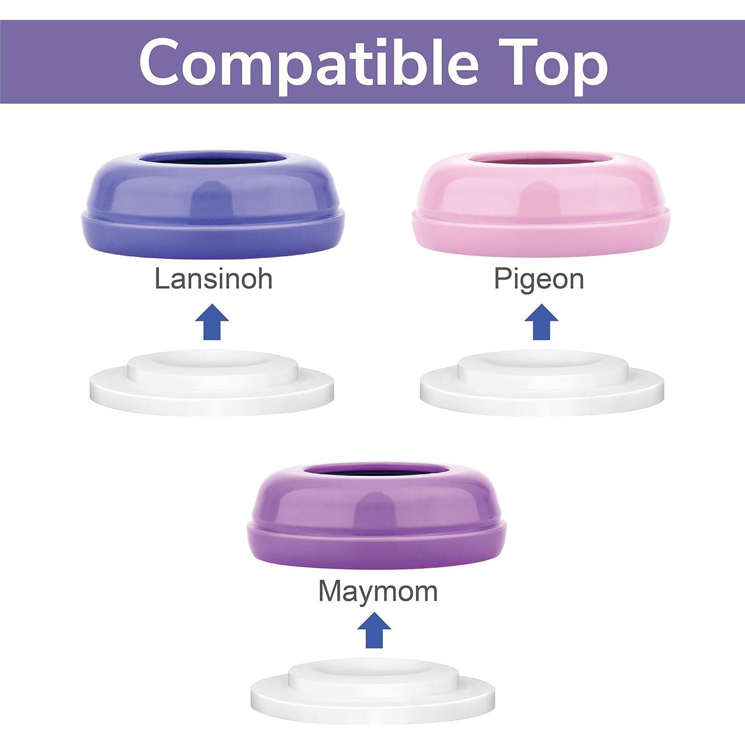 Discos de Sellado Maymom para Botellas Lansinoh - 8 Unidades