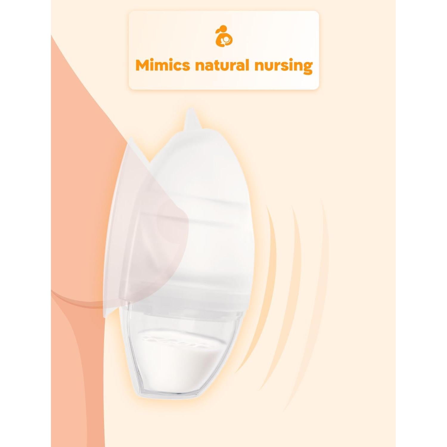 Extractor de Leche Materna Manual Biamba 2-en-1 Silicona