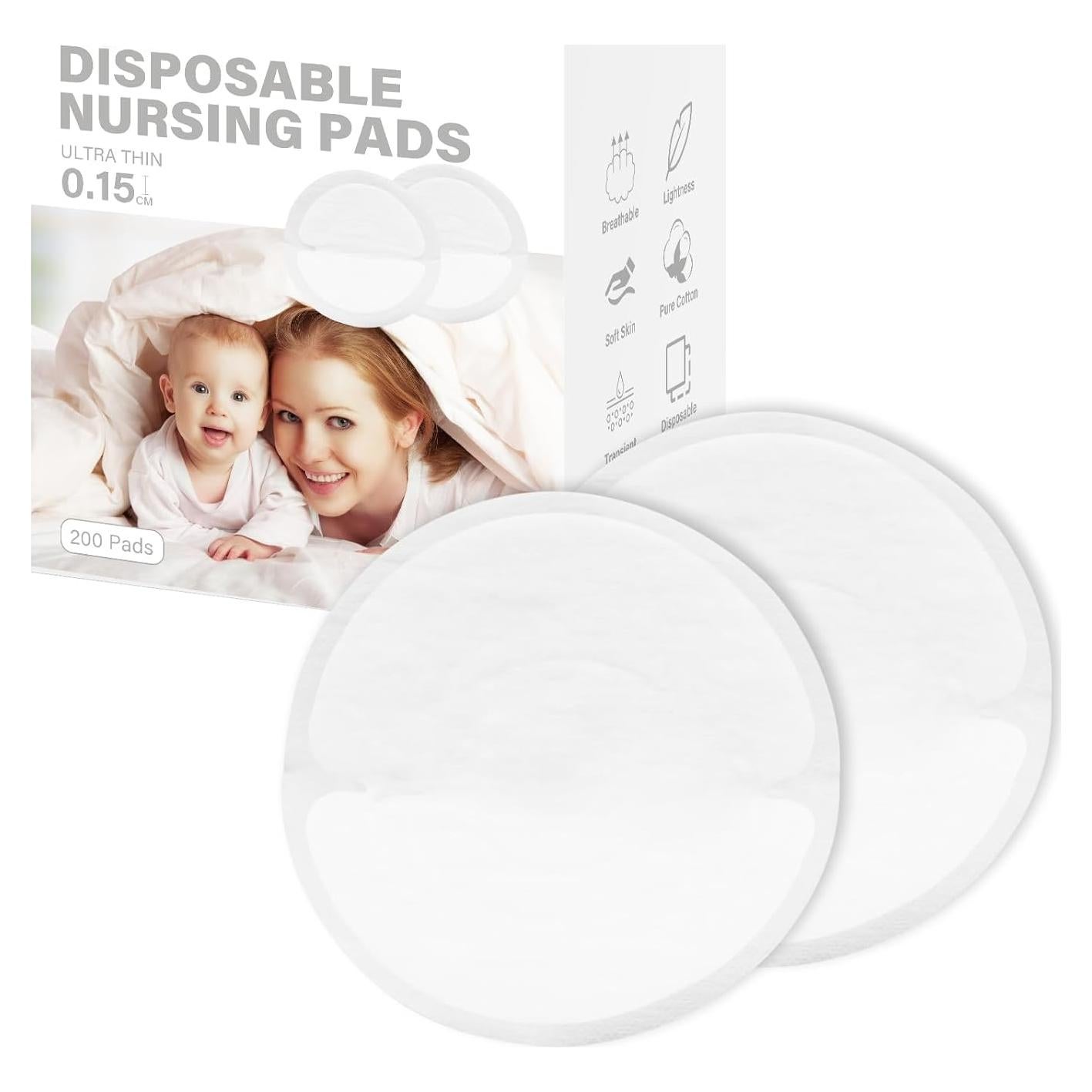 Almohadillas de Lactancia Desechables Ultra Finas 200 Unidades