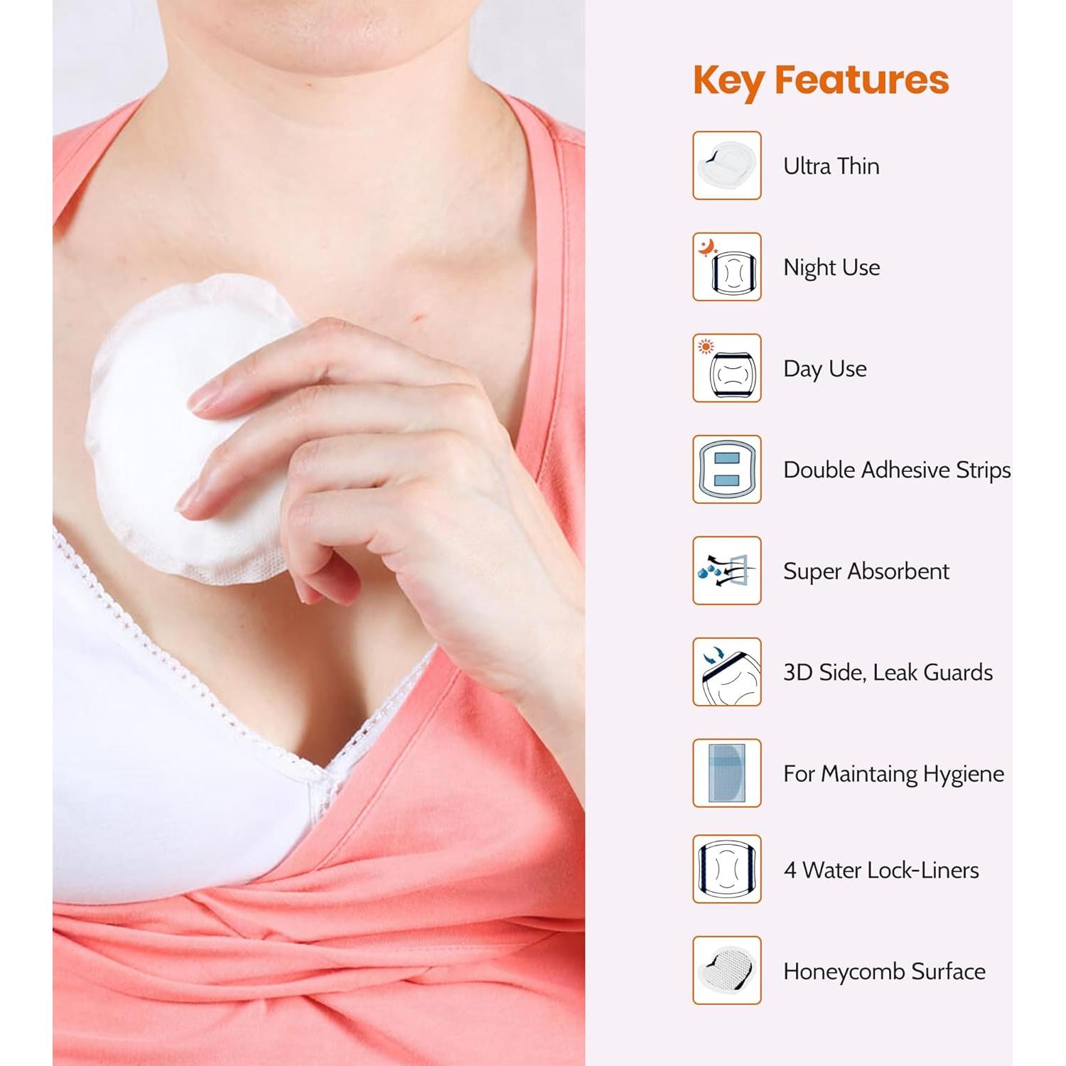 Almohadillas desechables Mommy Care - Ultra delgadas, 60 unidades