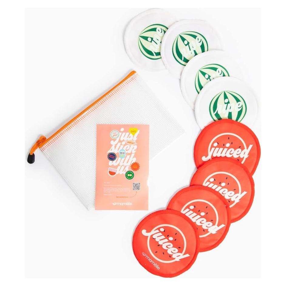 Almohadillas de Lactancia Reutilizables Mamélie® de Bambú Orgánico