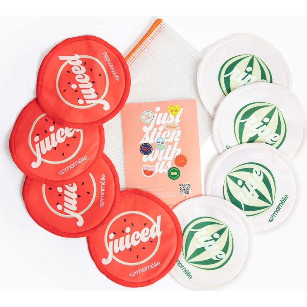 Almohadillas de Lactancia Reutilizables Mamélie® de Bambú Orgánico