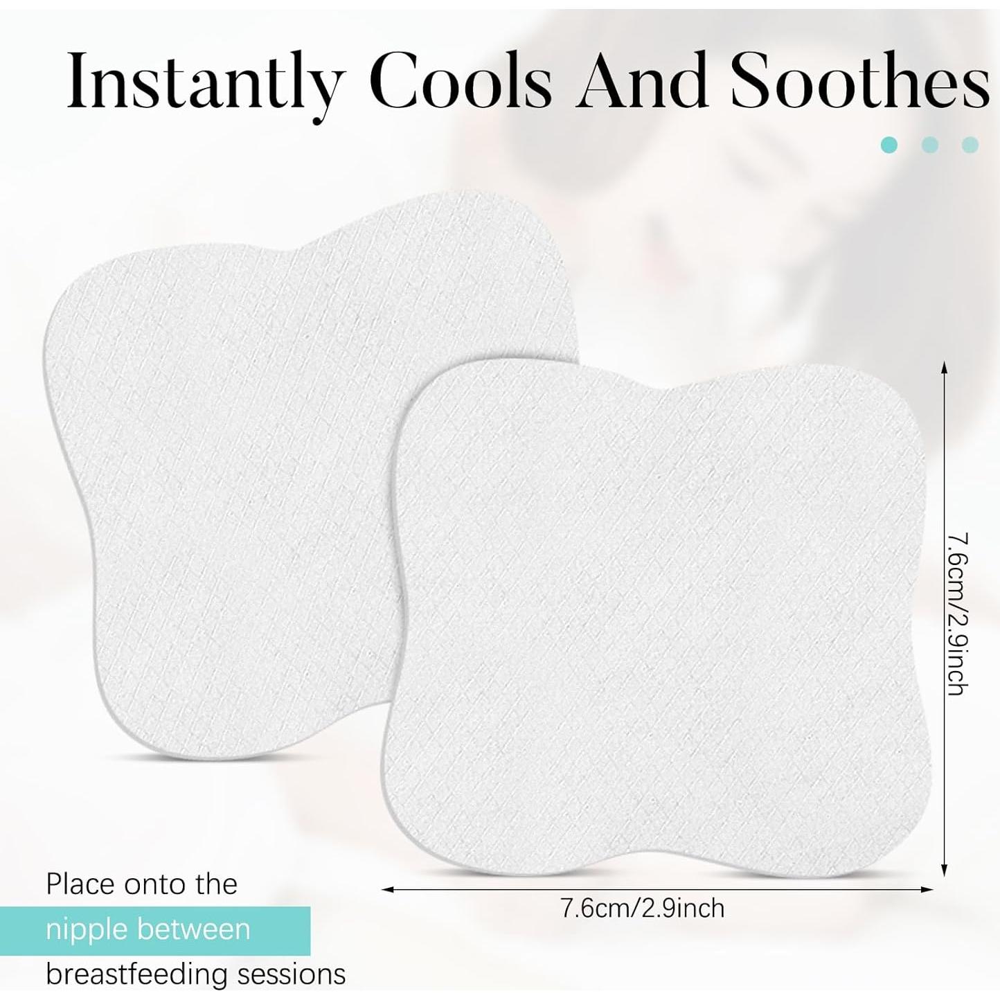 40 Almohadillas de Gel Calmante para Pezones - Hidrogel Reutilizables