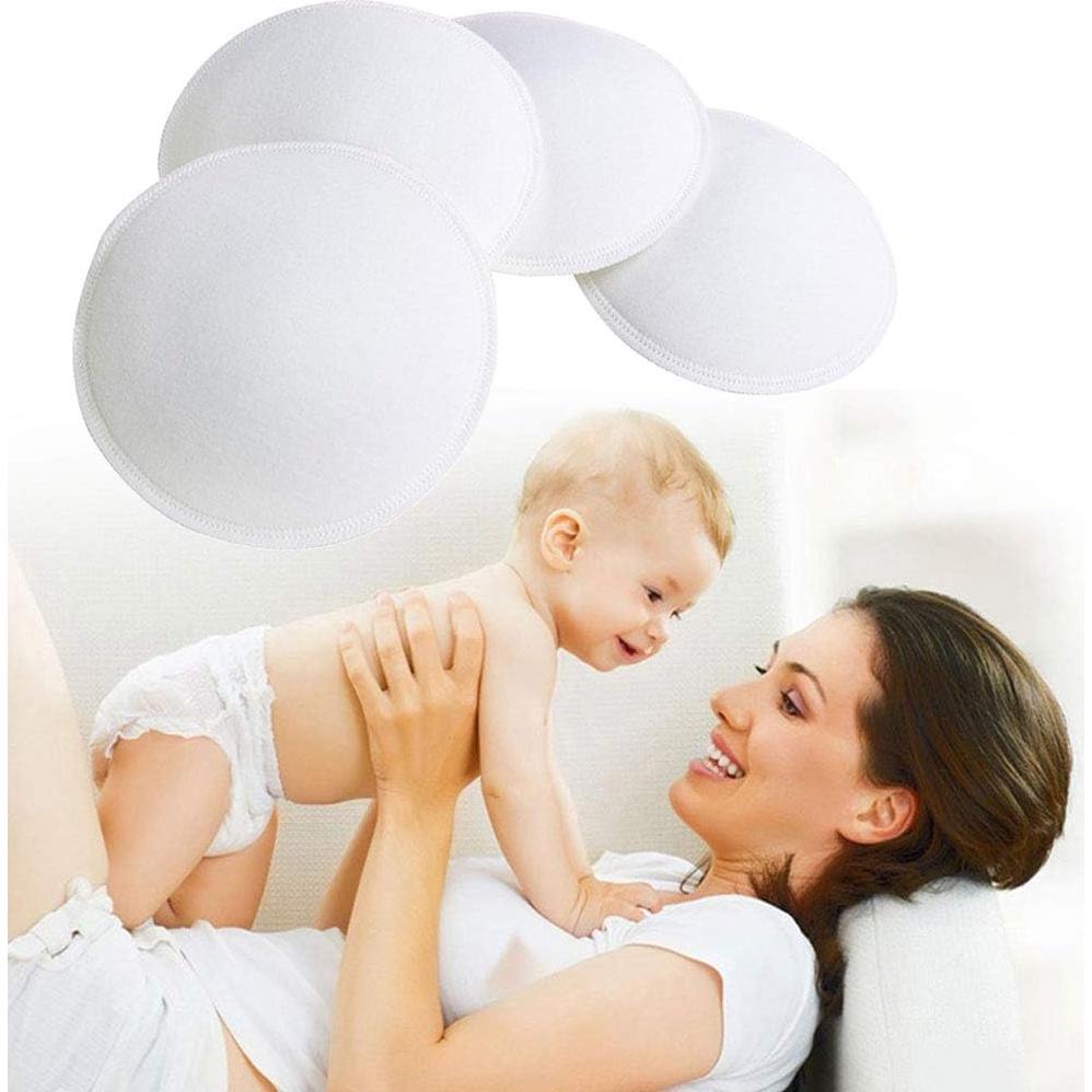 4 Almohadillas Absorbentes para Pechos MinnowXY Algodón Orgánico