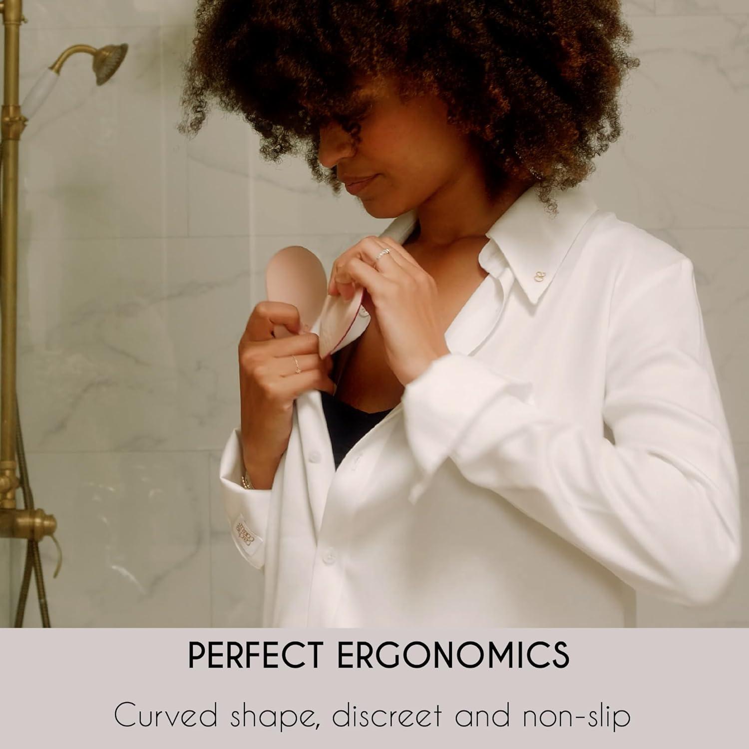 Almohadillas de Lactancia Reutilizables Curve Cache Coeur - 2 Pares Ultra-Absorbentes