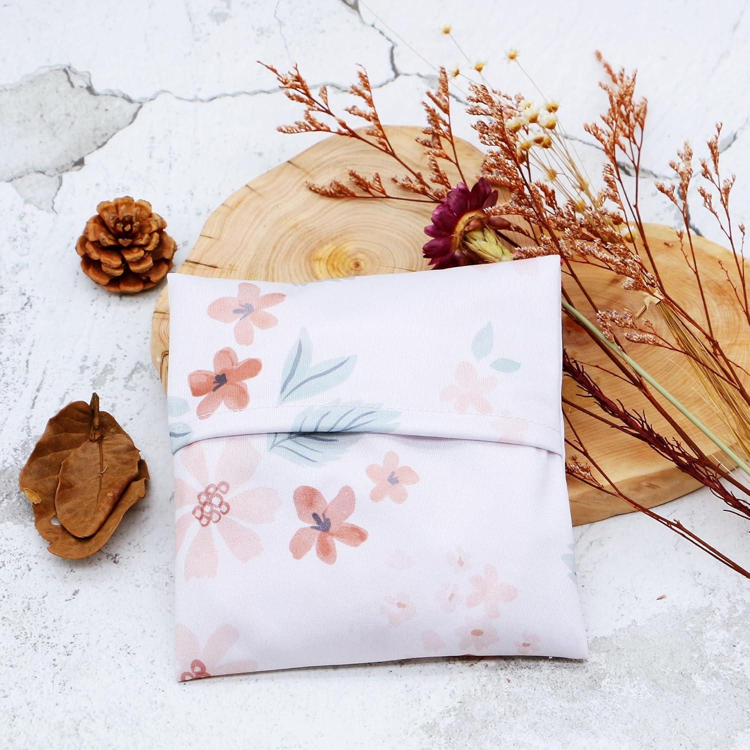 Almohadillas de Lactancia Reutilizables 6+1 con Bolsa - Corazones