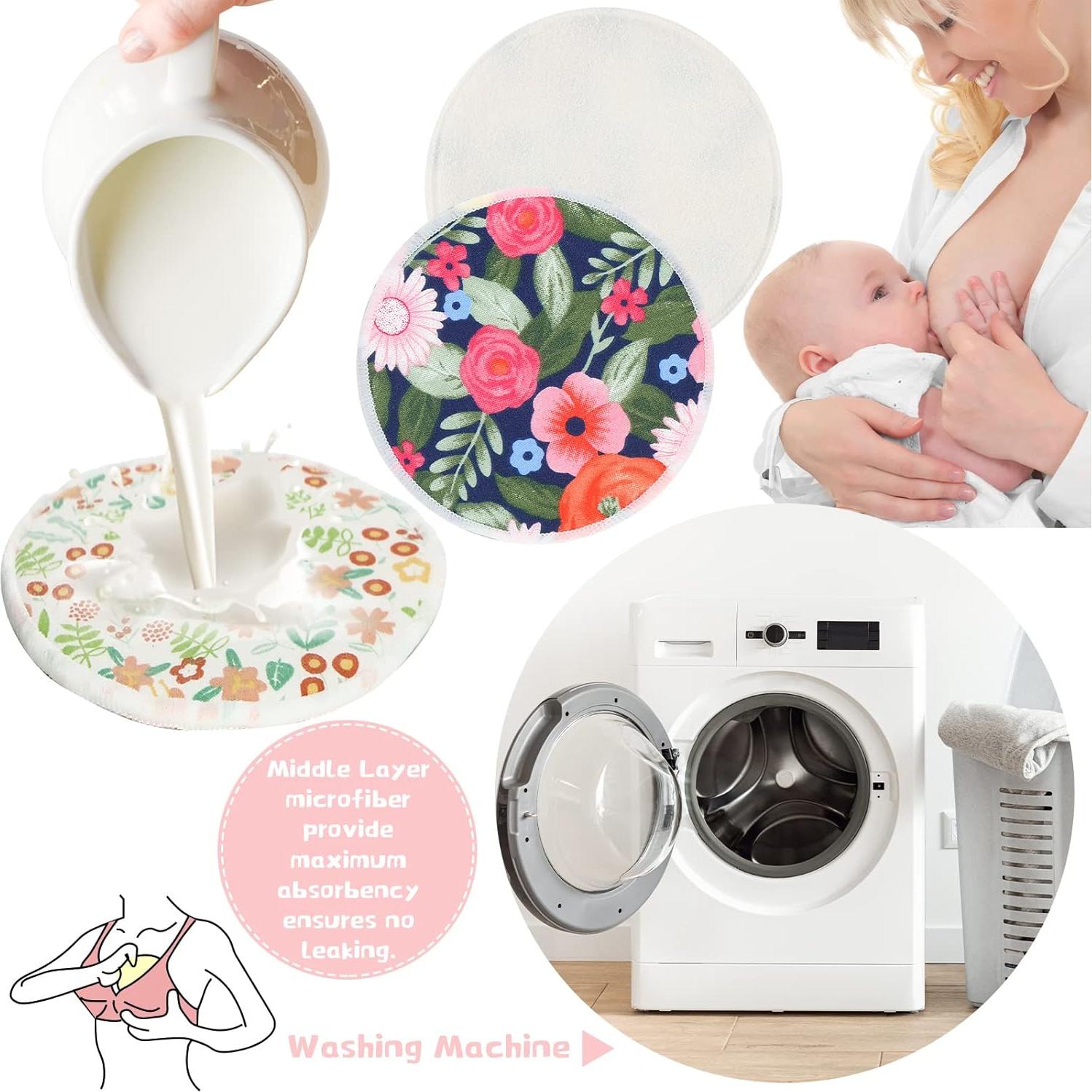 30 Almohadillas Reutilizables para Lactancia Sosation con Bolsas