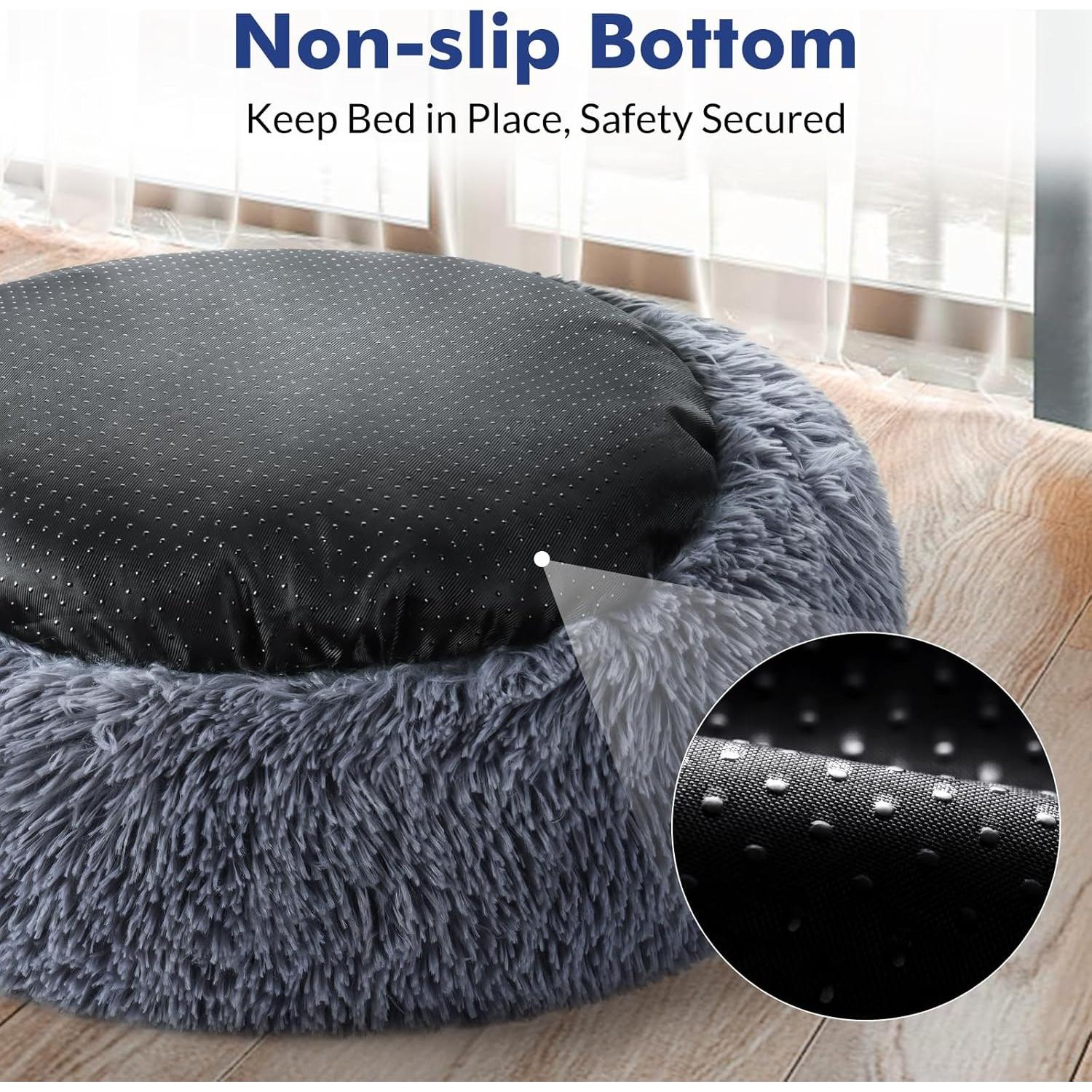 Cama para Gatos Rabbitgoo Mediana Gris Oscuro 50 cm Lavable