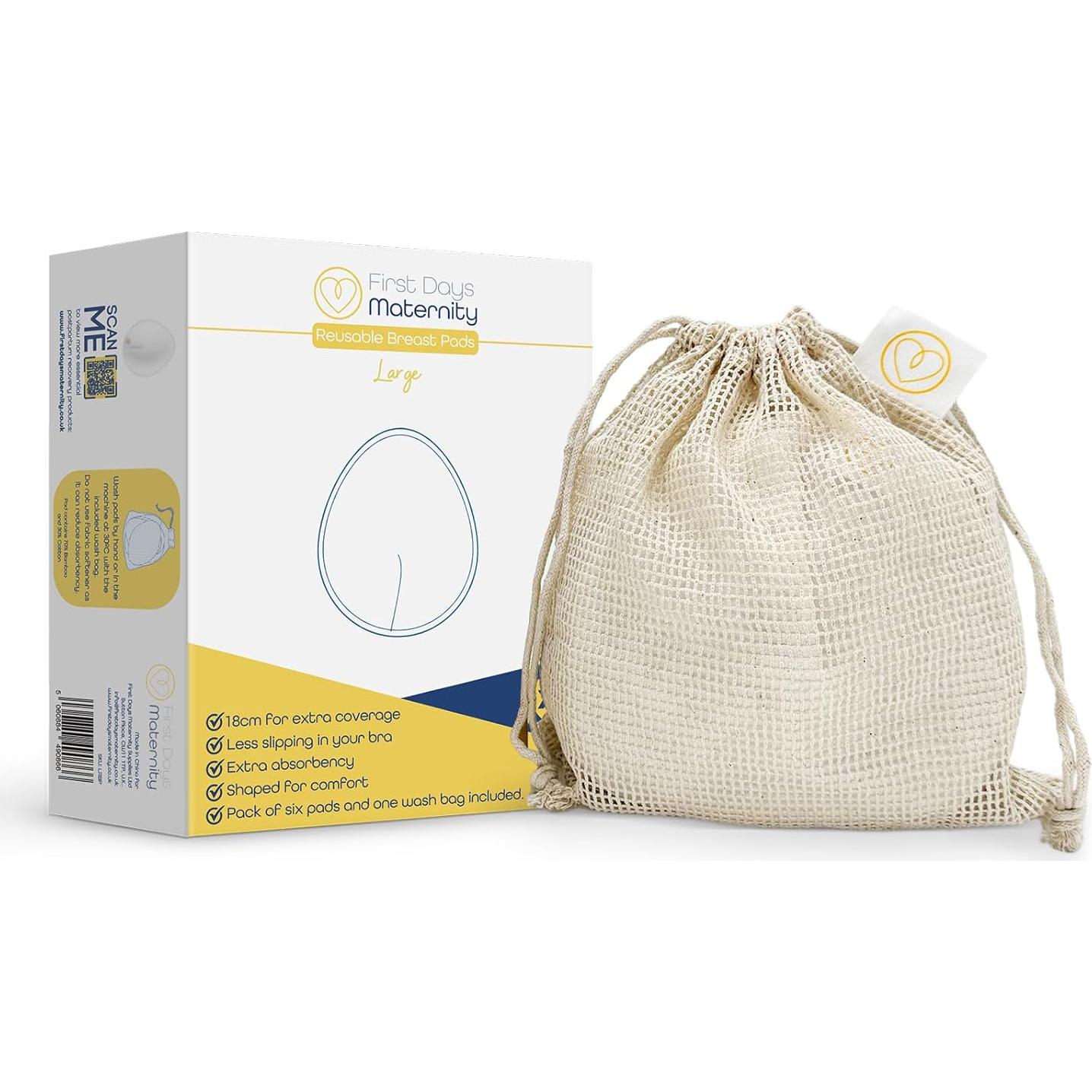 Almohadillas Reutilizables para el Pecho First Days Maternity 6 Unidades