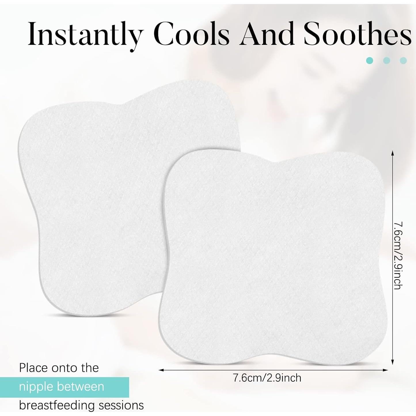 Frienda 20 Almohadillas de Gel Calmante para Lactancia 7.6 cm