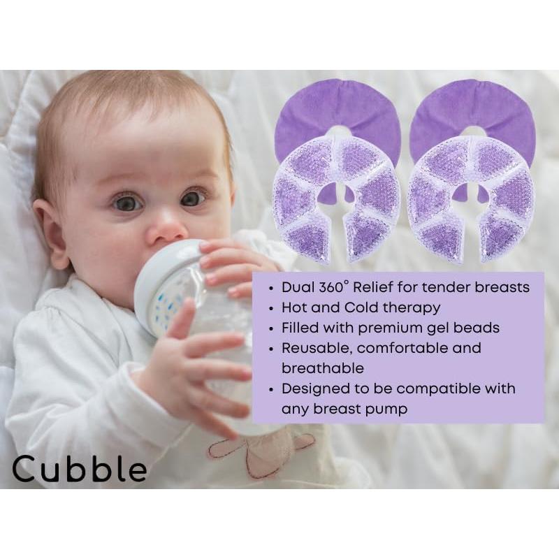 Compresas Terapéuticas de Gel Cubble para Lactancia - Calientes y Frías