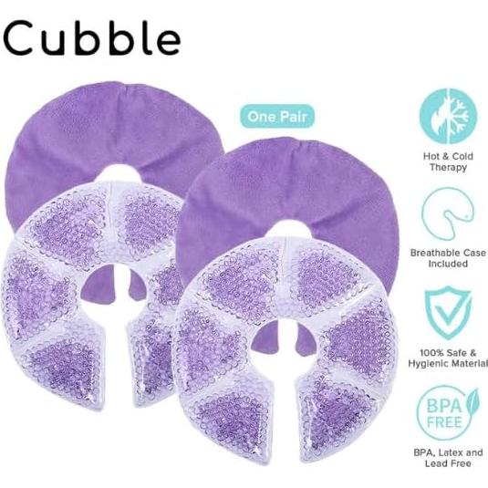 Compresas Terapéuticas de Gel Cubble para Lactancia - Calientes y Frías