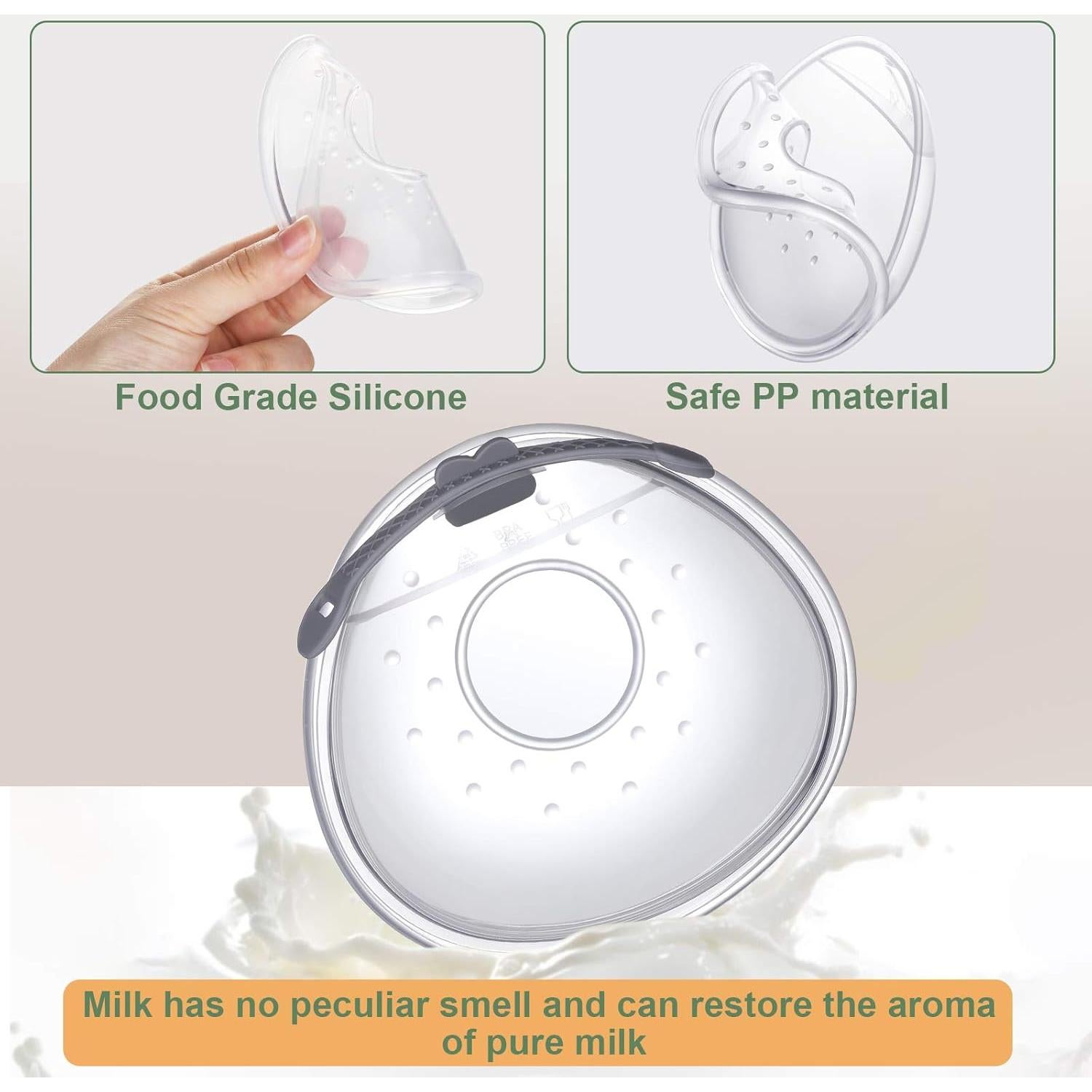 Colector de Leche Materna Lictin 70ml - 2 Pcs Silicona