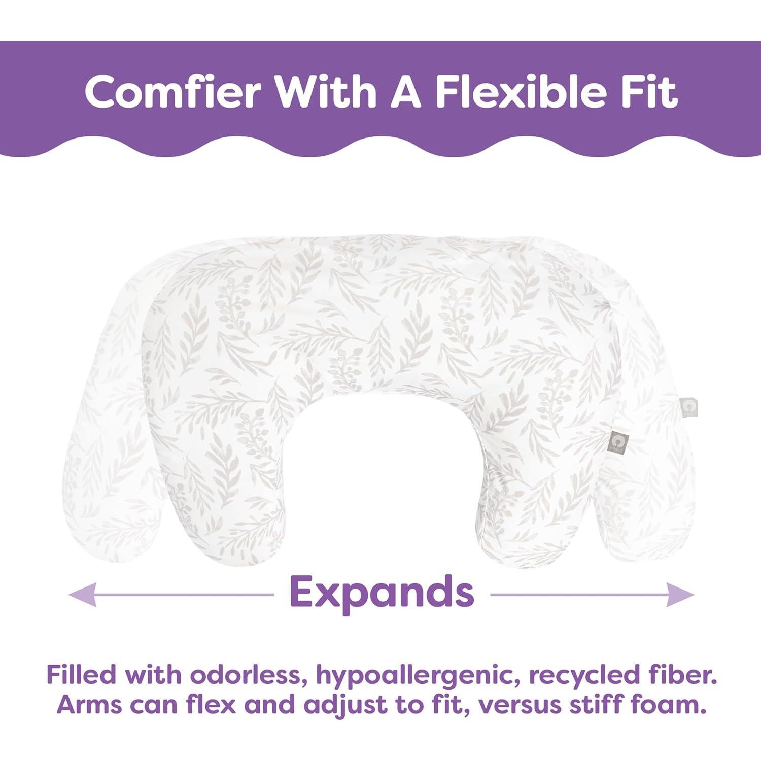 Almohada de Lactancia Boppy Azul Manchado - Ergonómica y Lavable