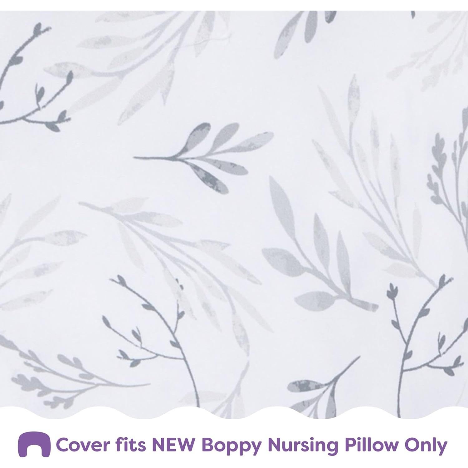 Funda para Almohada de Lactancia Boppy - Microfibra Suave Gris