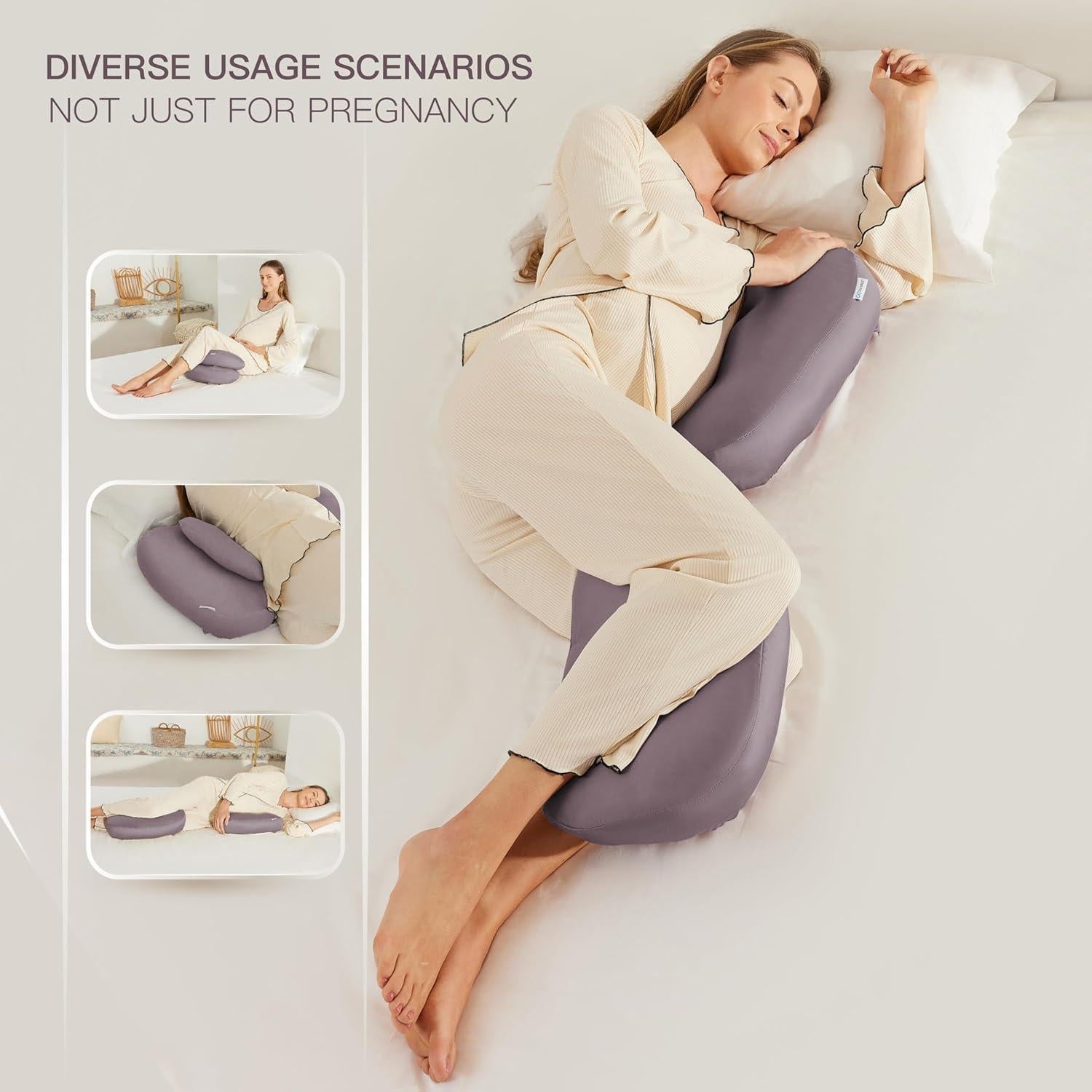 Almohada de Embarazo COZYREST Ajustable Refrigerante 1.09kg