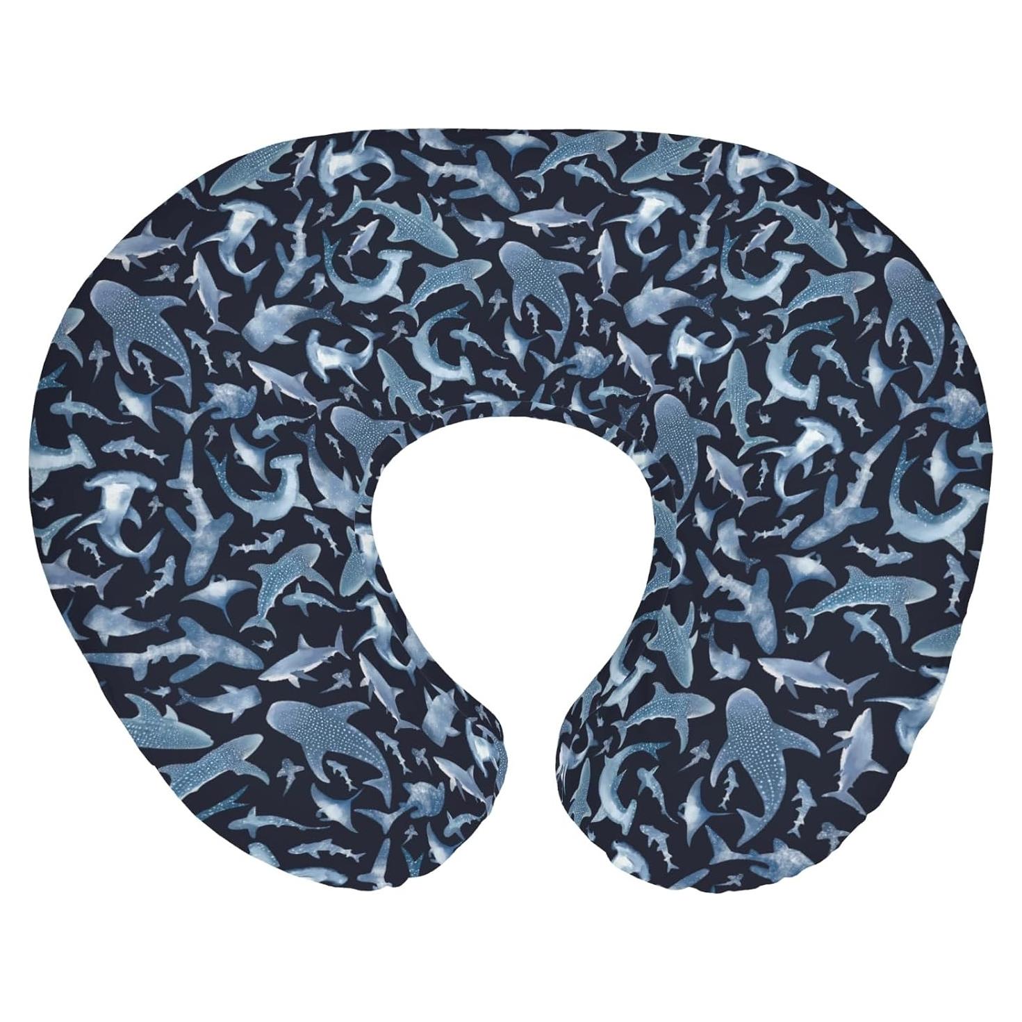 Funda de Almohada de Lactancia ZoUbqchY Tiburón 55.88x45.72 cm