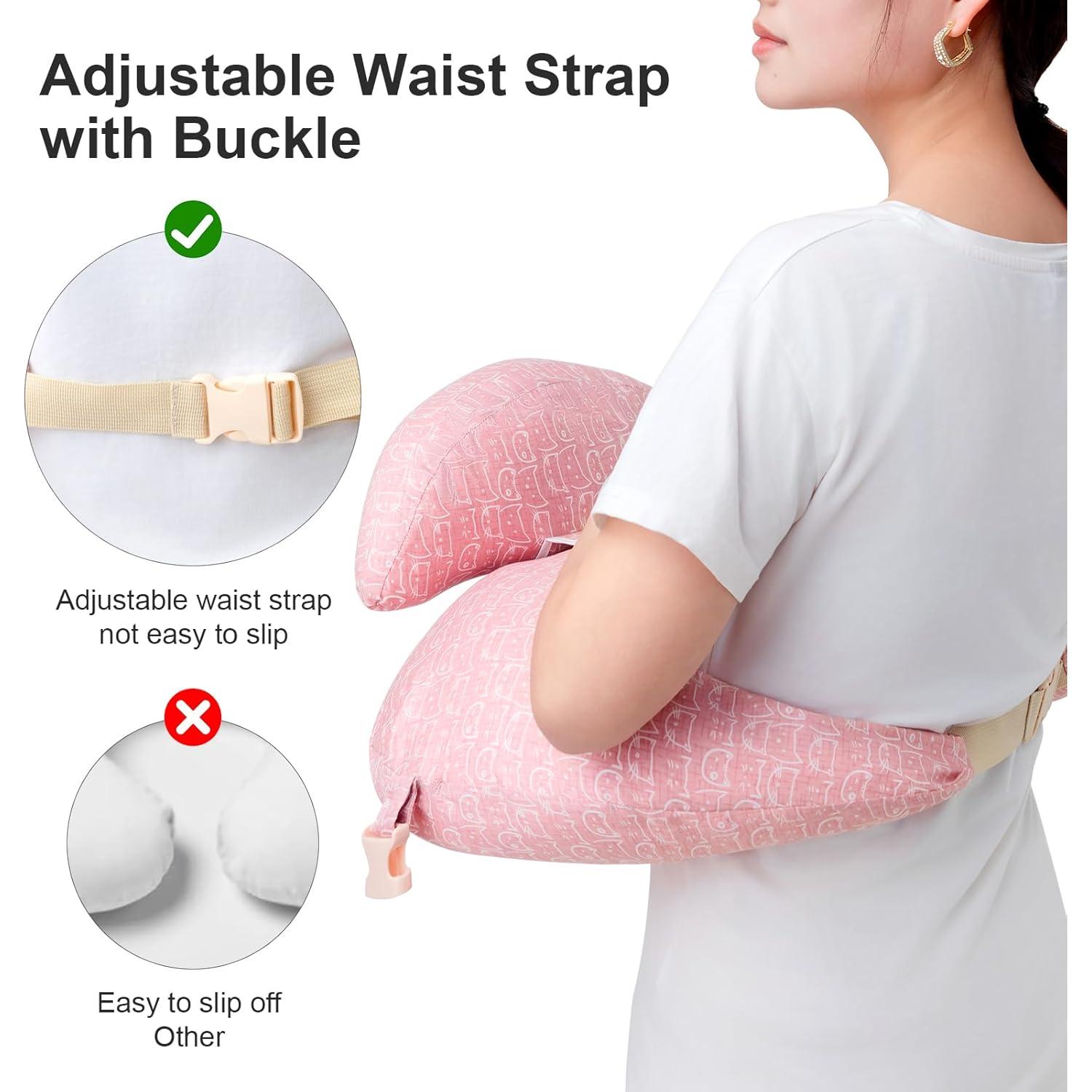 Almohada de Lactancia TinyTotsJoy Ajustable para Mamá y Bebé