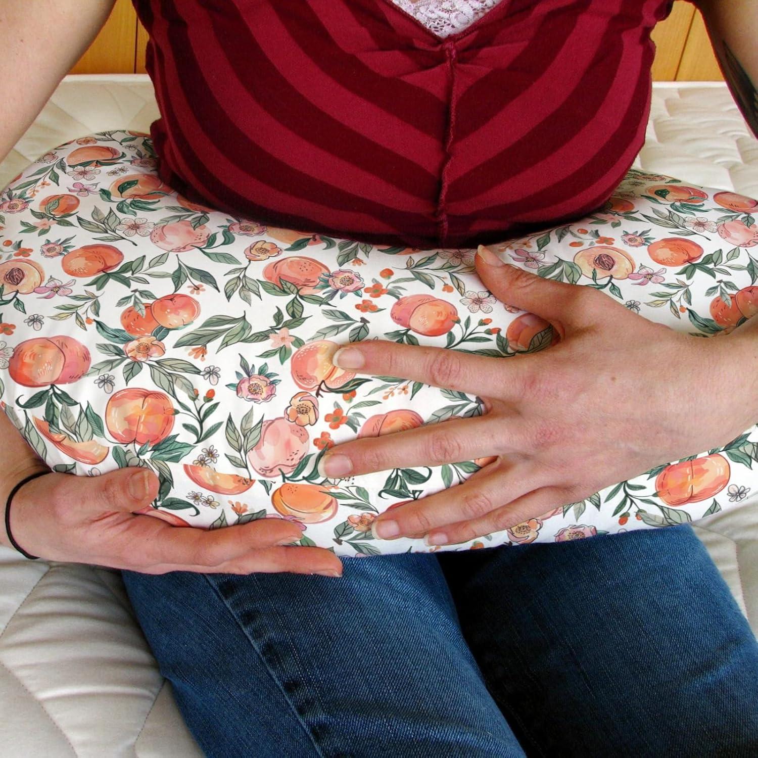 Funda de Almohada de Lactancia Vintage Duraznos 55.88x45.72 cm