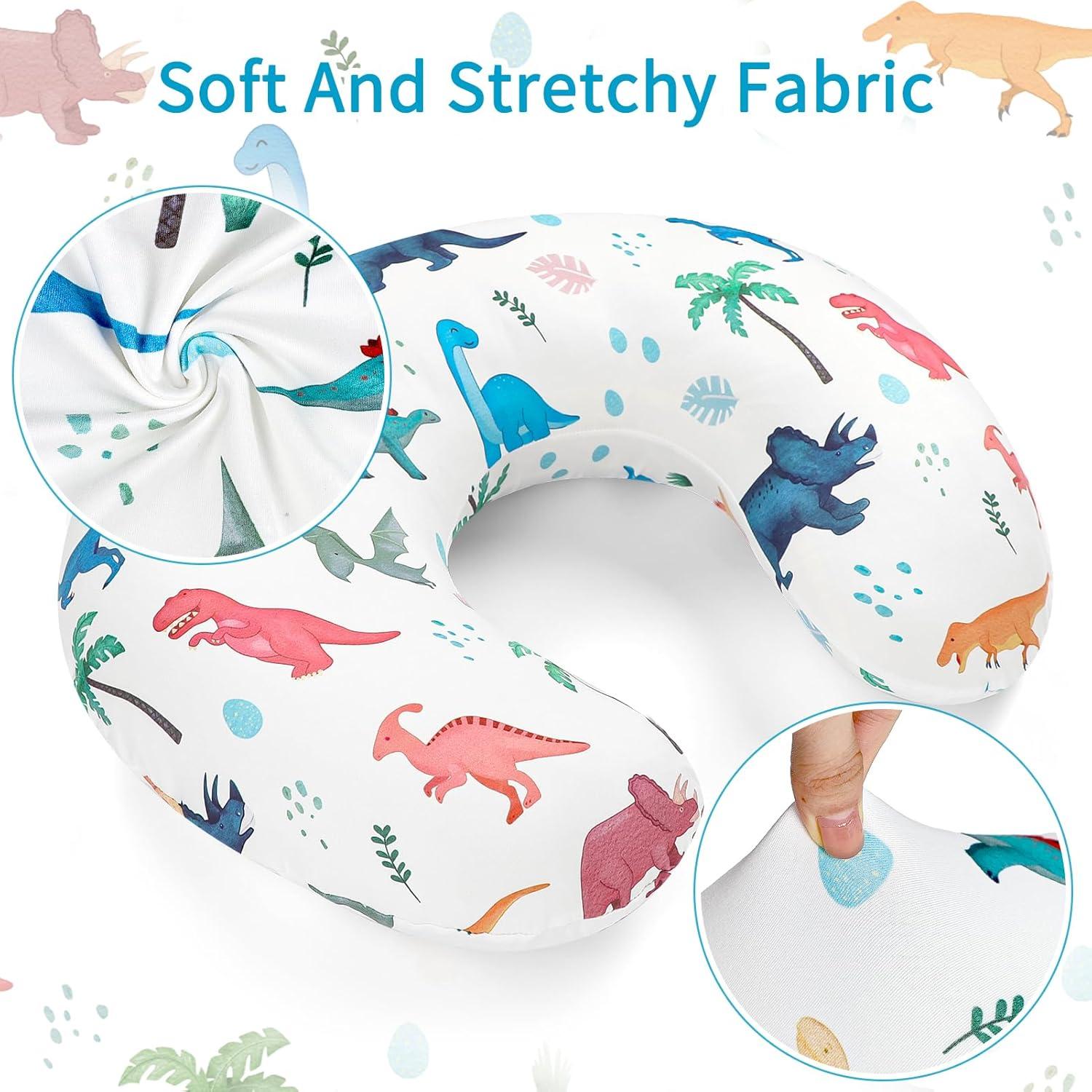 Funda de Almohada de Lactancia HNHUAMING Dinosaurio Suave