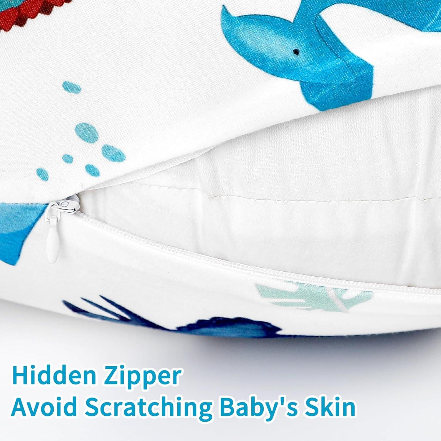 Funda de Almohada de Lactancia HNHUAMING Dinosaurio Suave