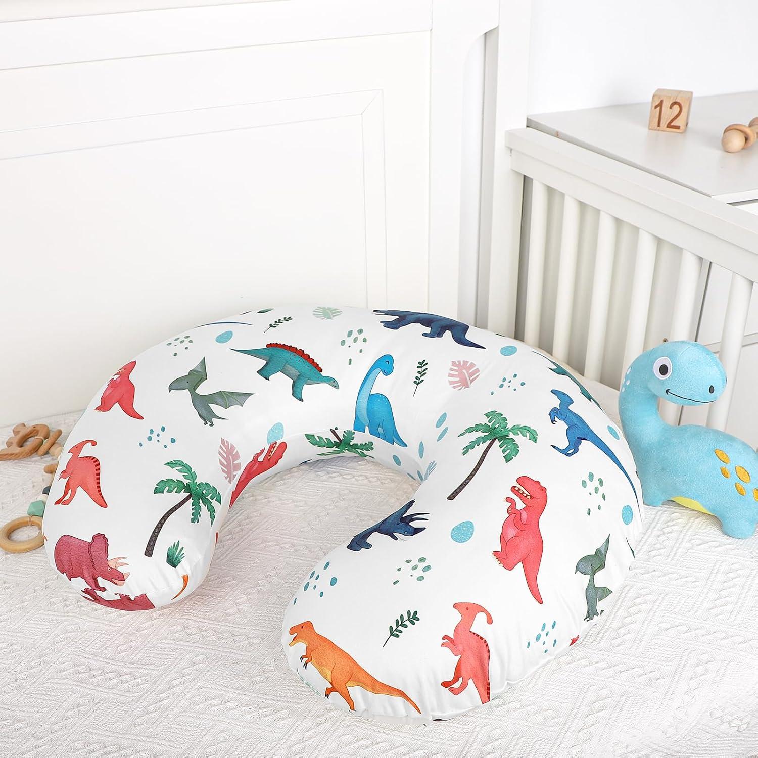 Funda de Almohada de Lactancia HNHUAMING Dinosaurio Suave