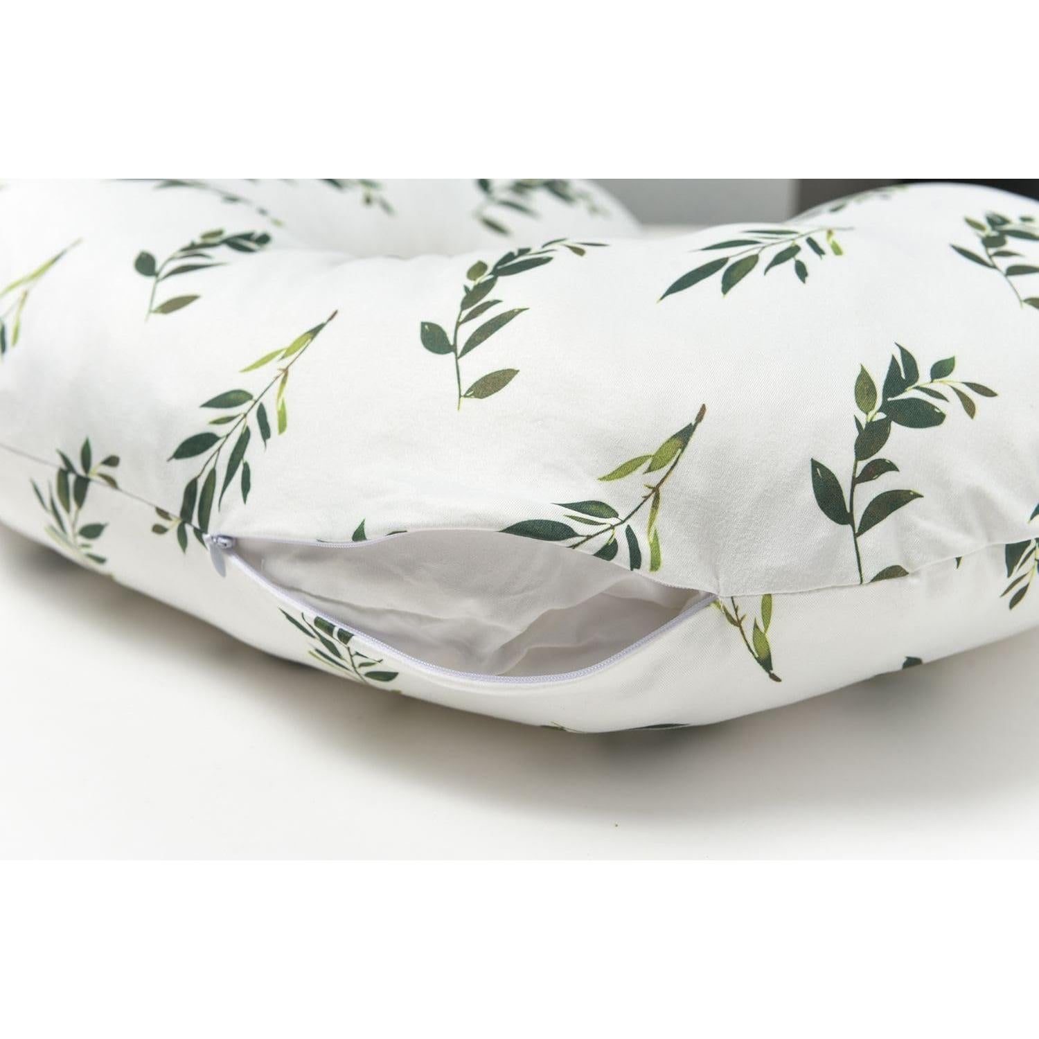 Funda de Almohada de Lactancia Little Jump - 2 Unidades Hoja de Olivo