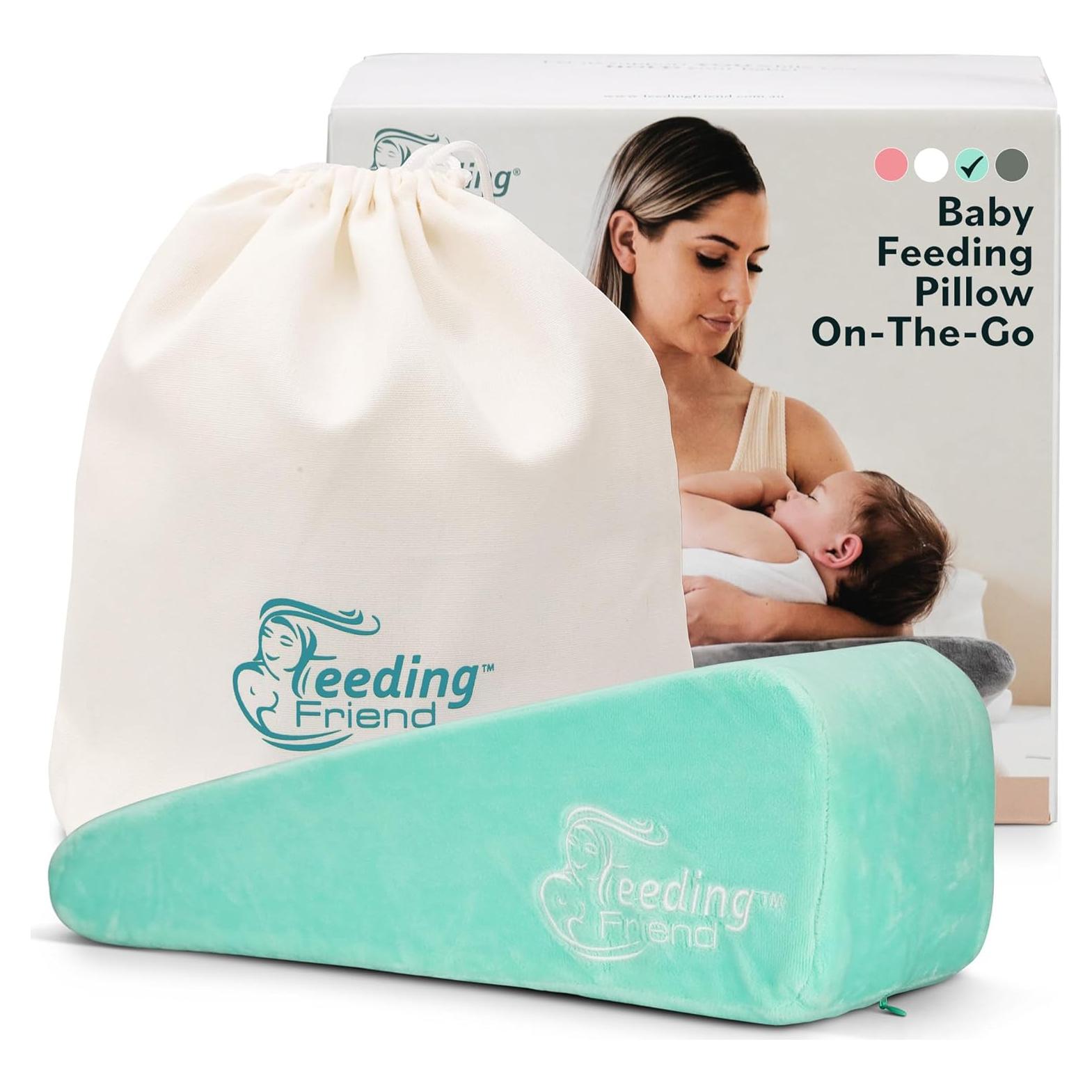 Almohada de Lactancia Amiga Menta - Soporte para Bebé 0-3 Años