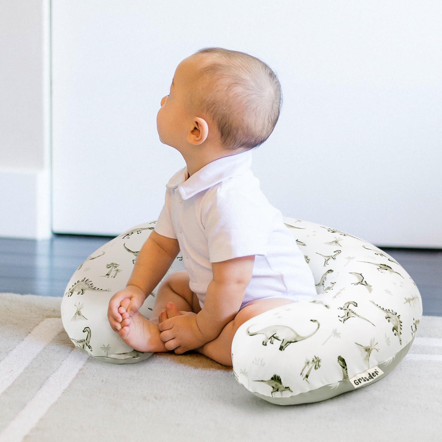 Funda de Almohada de Lactancia GRSSDER Dinosaurio Estirable