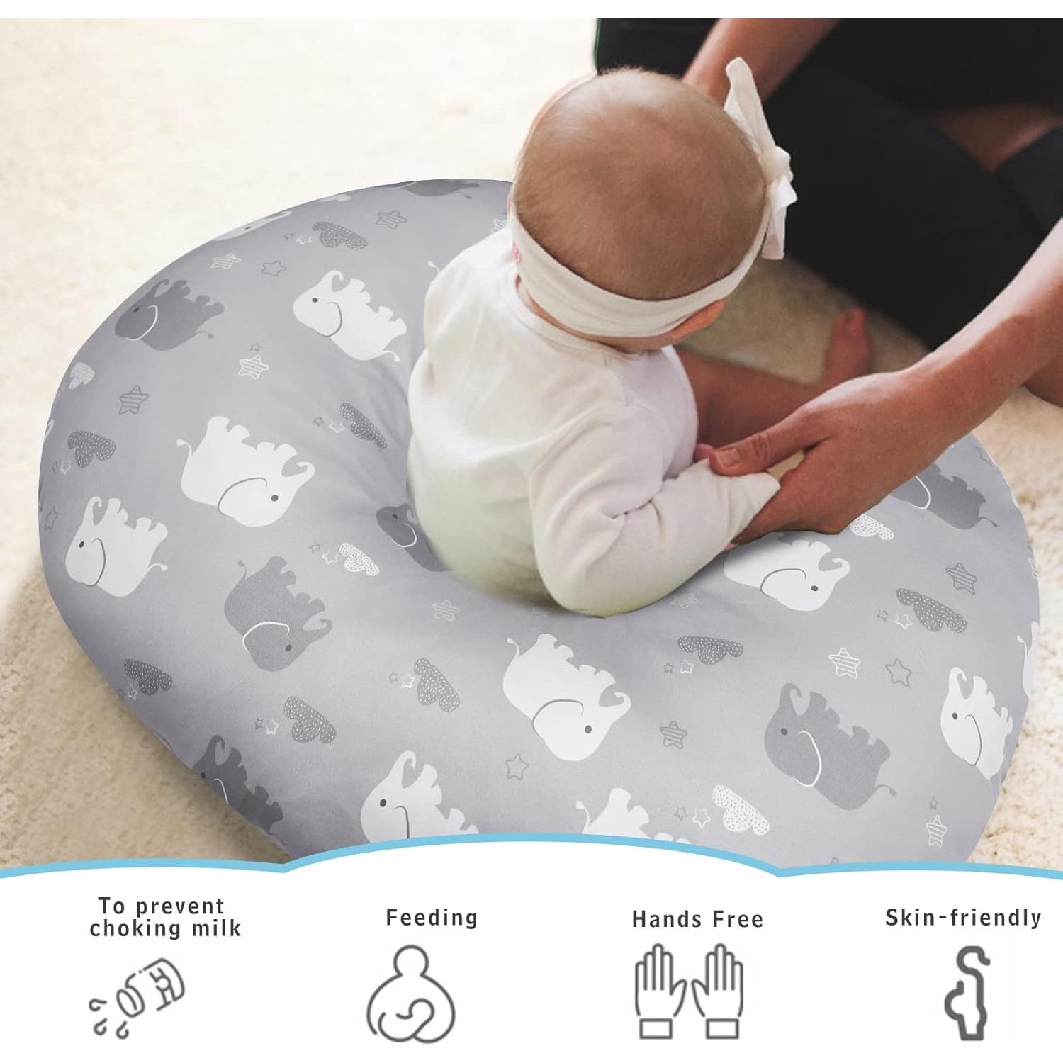 Funda de Almohada de Lactancia TANOFAR Elefante Suave y Transpirable